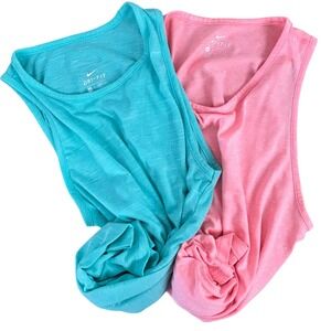 Lot of Nike Dri-FIT Tank Tops Sleeveless Athletic Workout Activewear Women's‎ XS